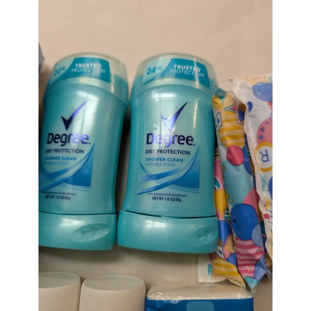 Bob Barker Prison Issued Toiletries Maxi Pads Dental Floss Shave Cream Mouthwash